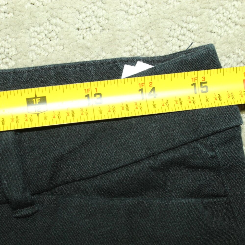 Old Navy Pixie Stretch Pants Chino Solid Black Wo… - image 6